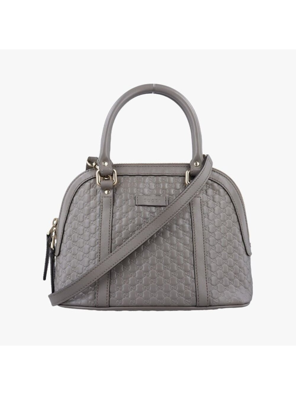 Gucci Micro Guccissima Gray Leather